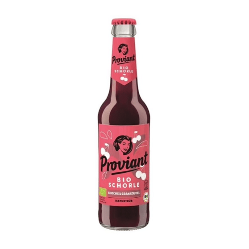Proviant Kirsche und Granatapfel Schorle 0,33l (MEHRWEG)