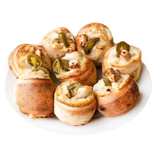 Pizzabrötchen mit Hähnchenfilet