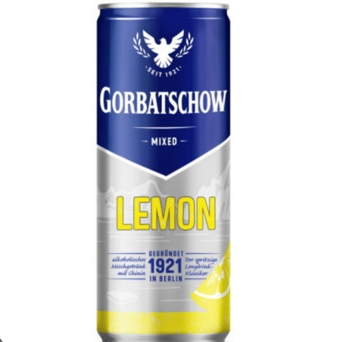 Gorbatschow Lemon Vodka 0.33l (EINWEG)