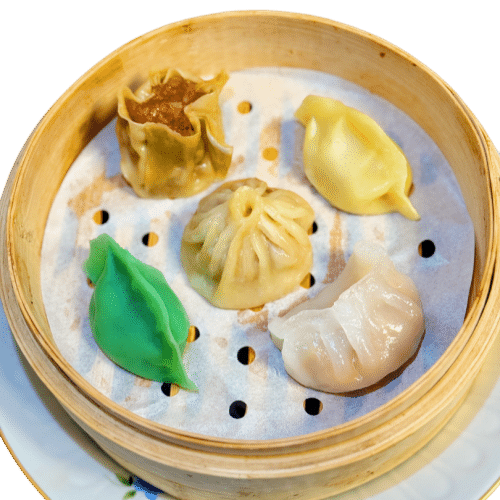 Hausgemachte Dim-Sum-Platte (5 Stück)