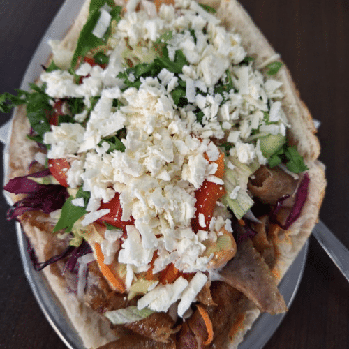 Döner Kebap mit Käse