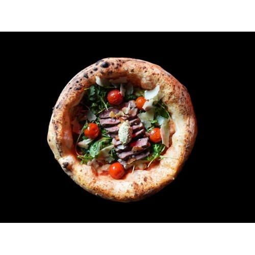 American Steak Pizza