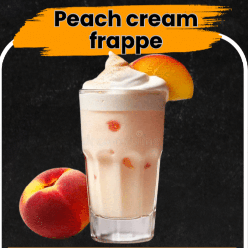 Peach cream frappe 0,5l