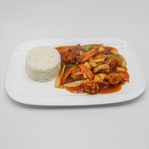 Gebackenes Hühnerfleisch