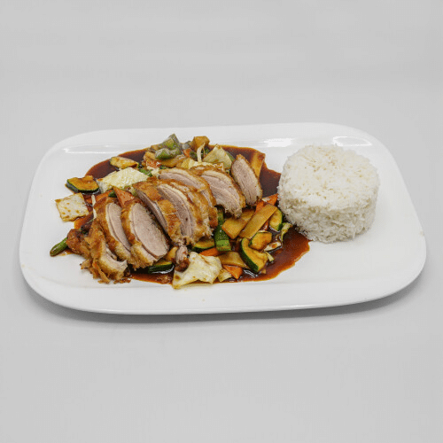 Knusperiges Enten Chop-Suey