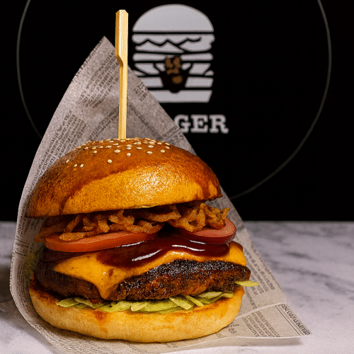 Baba BBQ Onion Burger Menü