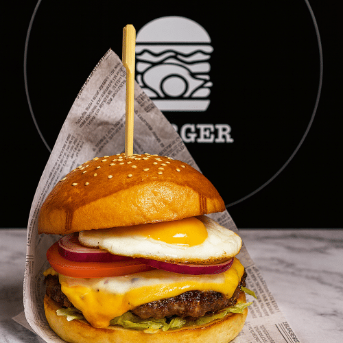 Baba Egg Burger-Menü