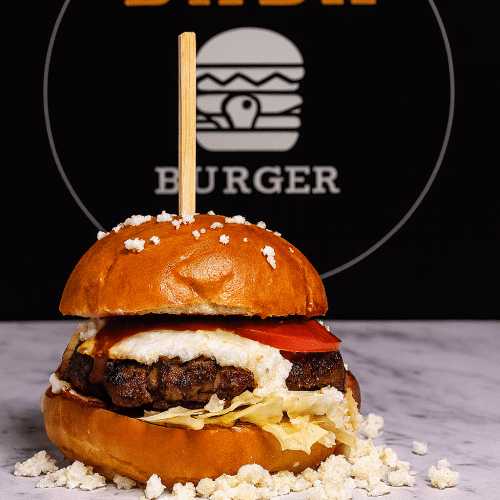 Baba Greek Burger-Menü