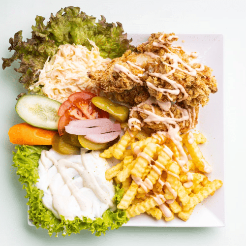 25. crispy Chicken Menü