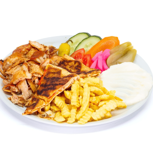21. shawarma Hähnchen Teller