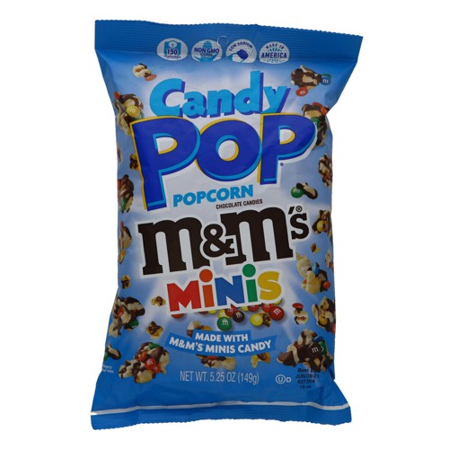 Candy Pop Popcorn M&M’s minis 149g