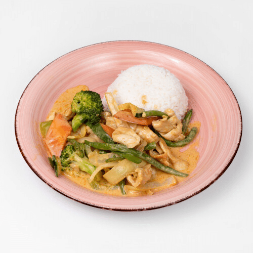 Thai Curry Huhn (leicht scharf)
