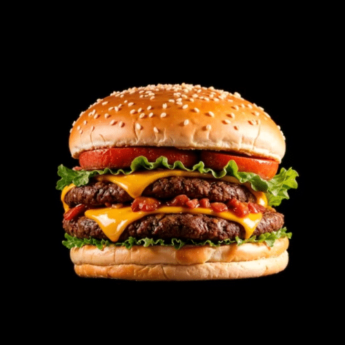 Doppelter Cheeseburger deluxe