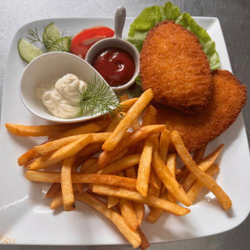 Schnitzel paniert nach Wiener Art