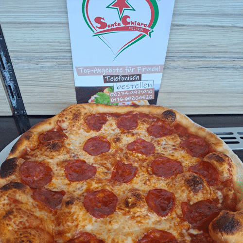 Pizza Diavola (scharf)
