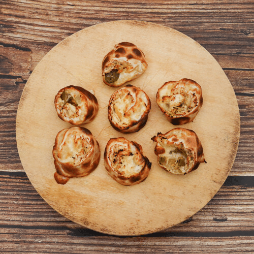 Pizzabrötchen Cheesy Hähnchen
