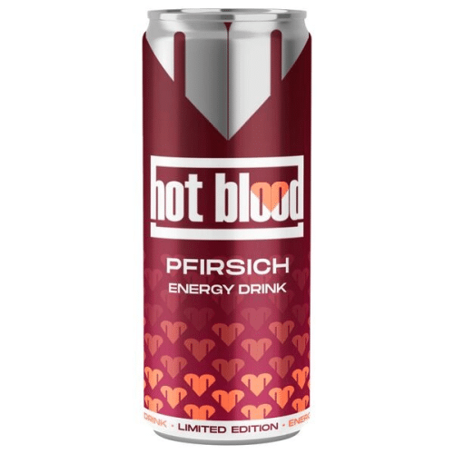 Hotblood Energy Pfirsich 0.25l (EINWEG)