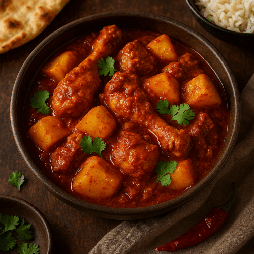 Chicken Vindaloo (scharf)