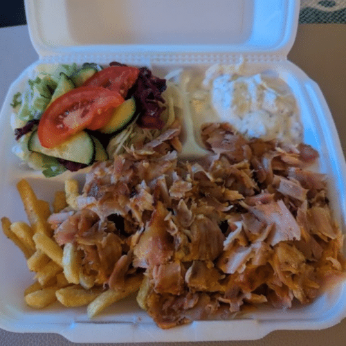 Döner-Teller Spezial (mit tzatziki)