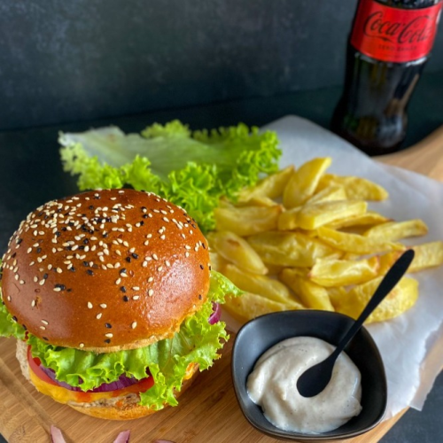 Chicago Doppelt Burger Menü