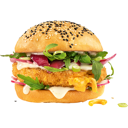 Kinder Mac'n'cheese Burger Menu