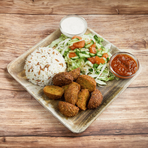 Falafel Teller (vegan)
