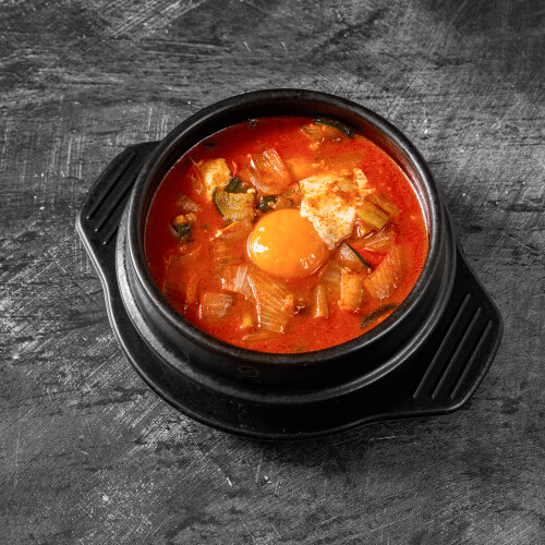 Yachae Sundubu Jjigae (pikant)