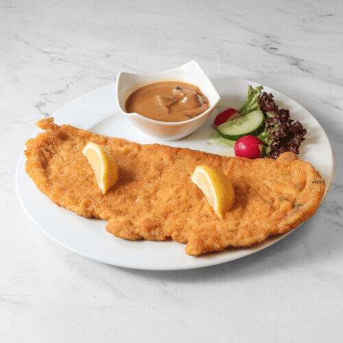 XXL-Schnitzel Jäger Art