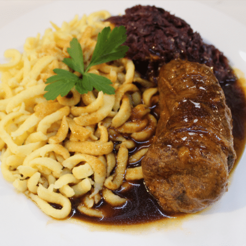Hausgemachte Rinderroulade