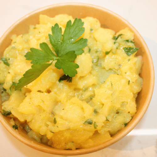 Hausgemachter Kartoffelsalat -vegan-