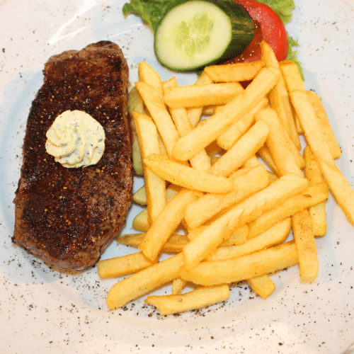 Rumpsteak mit Kräuterbutter