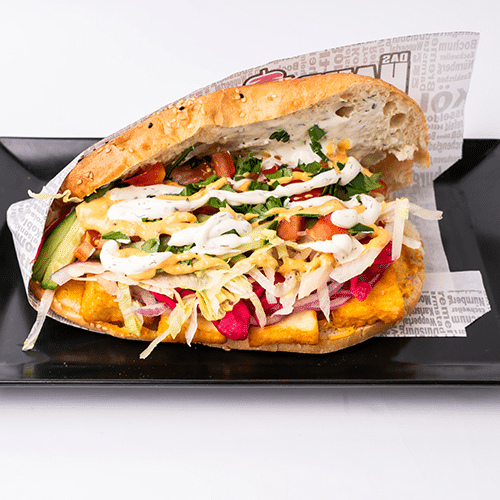 Halloumi im Brot