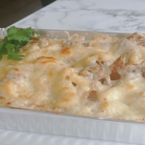 Hähnchen Nudeln Überbacken