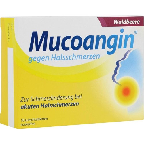 Mucoangin Waldbeere 20 mg Lutschtabletten