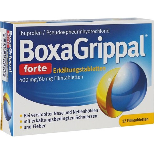 BoxaGrippal forte Erkältungstab. 400 mg/60 mg Fta.