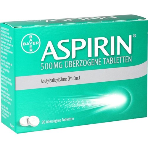 Aspirin 500mg überzogene Tabletten