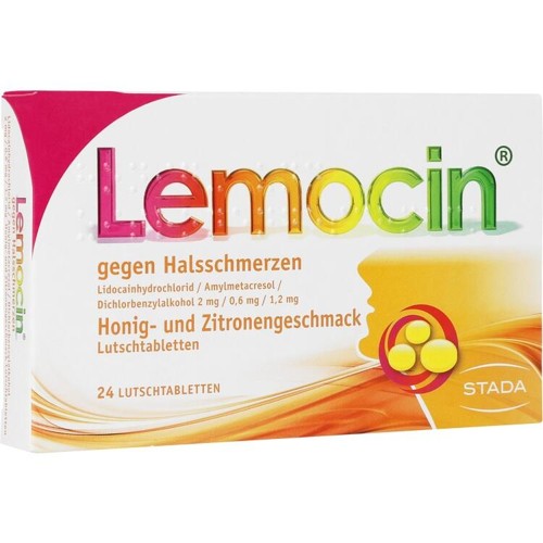 Lemocin gegen Halsschmerzen Honig- und Zitronenge