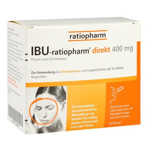 IBU-ratiopharm direkt 400 mg Pulver zum Einnehmen