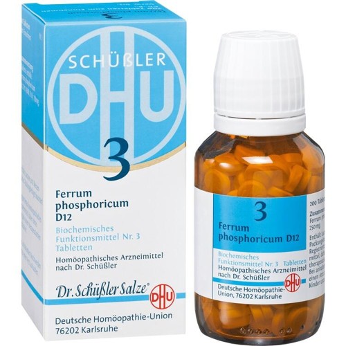 BIOCHEMIE DHU 3 FERRUM PHOSPHORICUM D12