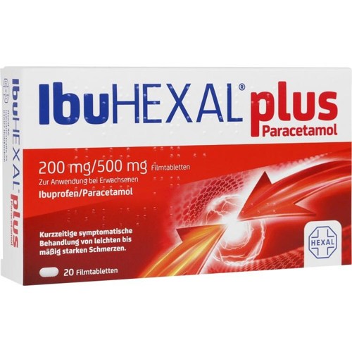 IbuHEXAL plus Paracetamol 200 mg/500 mg FTA
