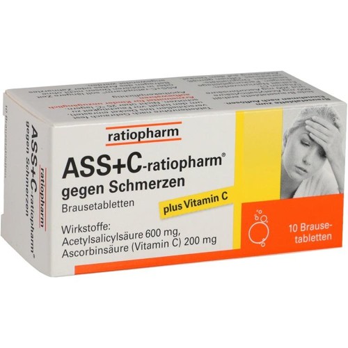 ASS+C-ratiopharm gegen Schmerzen