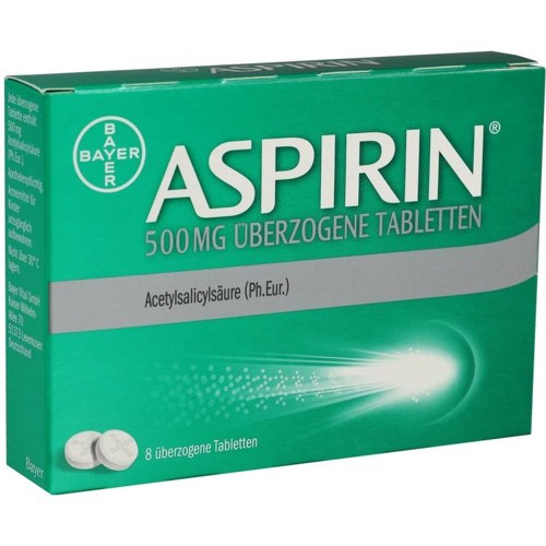 Aspirin 500mg überzogene Tabletten