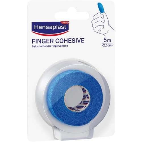 Hansaplast Selbsthaft. Fingerverband blau 5mx2.5cm