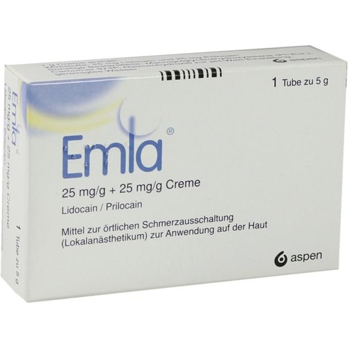 EMLA 25 mg/g + 25 mg/g Creme + 2 TEGADERM PFL