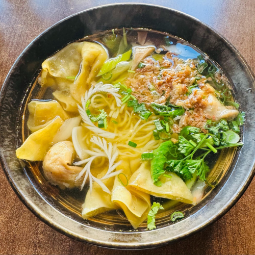 Wantan Suppe (vegan)