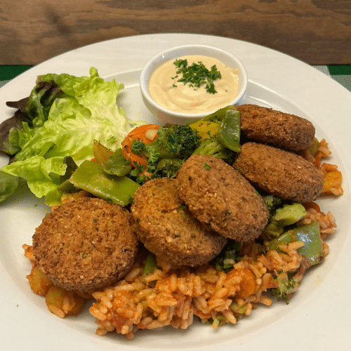 Falafel-Teller-vegan