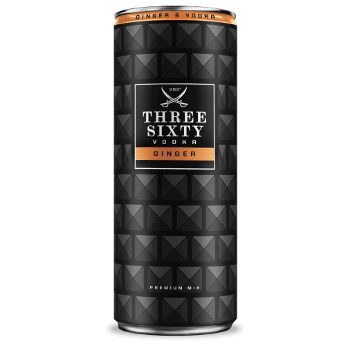 Three Sixty Vodka Ginger 0,33l (EINWEG)