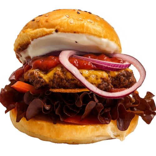 Red Garlic Heat Burger
