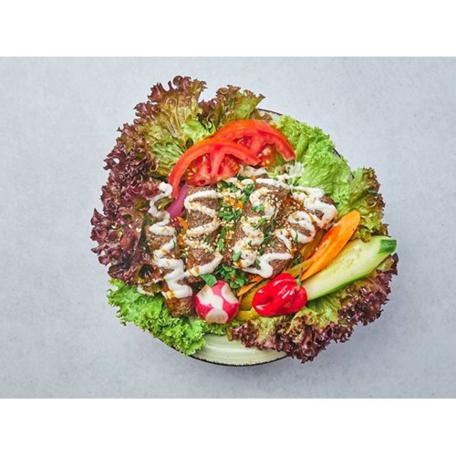 Salat mit Kafta