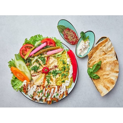 Schawarma Club Teller